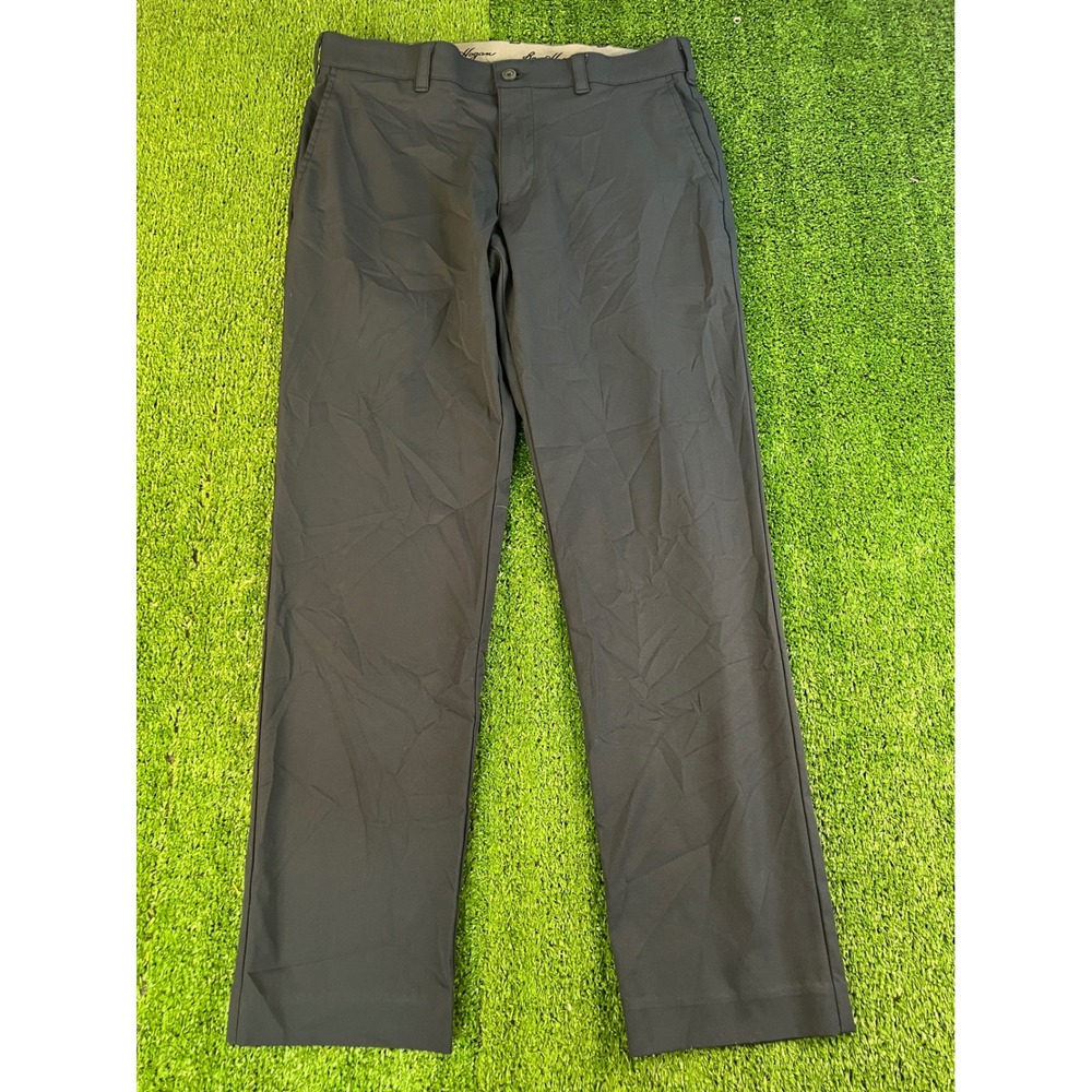 Ben Hogan Mens Performance Golf Pants Navy Blue 32x30 Flat Front Stretch Waist